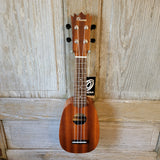 Ohana Sopranino Tiny Pineapple TPK-25G All Solid Mahogany Ukulele v080