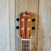 Ohana Sopranino Tiny Pineapple TPK-25G All Solid Mahogany Ukulele v080