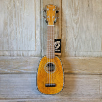 Ohana Pineapple Sopranino TPK-220G All Solid Mango w Abalone Ukulele v081