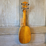 Ohana Pineapple Sopranino TPK-220G All Solid Mango w Abalone Ukulele v081