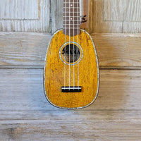 Ohana Pineapple Sopranino TPK-220G All Solid Mango w Abalone Ukulele v082