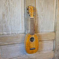 Ohana Pineapple Sopranino TPK-220G All Solid Mango w Abalone Ukulele v082