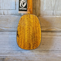 Ohana Pineapple Sopranino TPK-220G All Solid Mango w Abalone Ukulele v082