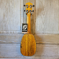 Ohana Pineapple Sopranino TPK-220G All Solid Mango w Abalone Ukulele v082