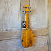 Ohana Pineapple Sopranino TPK-220G All Solid Mango w Abalone Ukulele v082