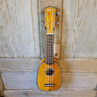 Ohana Pineapple Sopranino TPK-220G All Solid Mango w Abalone Ukulele v083