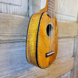Ohana Pineapple Sopranino TPK-220G All Solid Mango w Abalone Ukulele v083