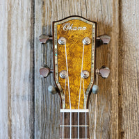 Ohana Pineapple Sopranino TPK-220G All Solid Mango w Abalone Ukulele v084