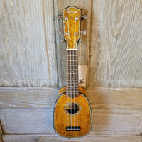 Ohana Pineapple Sopranino TPK-220G All Solid Mango w Abalone Ukulele v084