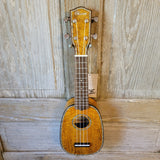 Ohana Pineapple Sopranino TPK-220G All Solid Mango w Abalone Ukulele v084