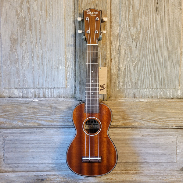 Ohana Soprano SK-35G All Solid Mahogany Gloss Ukulele v090