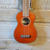 Ohana Soprano SK-50G All Solid Cedar / Rosewood Gloss Ukulele v091