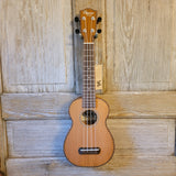Ohana Soprano SK-50WG Solid Cedar Top / Laminate Willow B&S Ukulele v095