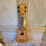 Ohana Soprano SK-50WG Solid Cedar Top / Laminate Willow B&S Ukulele v095