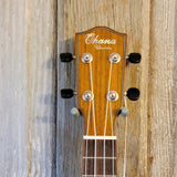 Ohana Soprano SK-50WG Solid Cedar Top / Laminate Willow B&S Ukulele v096