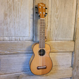 Ohana Soprano SK-50WG Solid Cedar Top / Laminate Willow B&S Ukulele v096