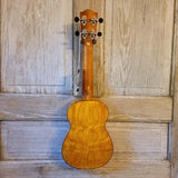 Ohana Soprano SK-50WG Solid Cedar Top / Laminate Willow B&S Ukulele v096