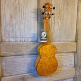 Ohana Soprano SK-50WG Solid Cedar Top / Laminate Willow B&S Ukulele v096