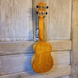 Ohana Soprano SK-50WG Solid Cedar Top / Laminate Willow B&S Ukulele v097