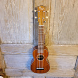 Ohana Soprano SK-35 All Solid Mahogany Matte Geared Tuners Ukulele v099