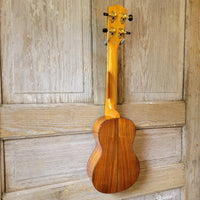 Ohana Super Soprano Long Neck SK-250M All Solid Cedar / Acacia Ukulele v100
