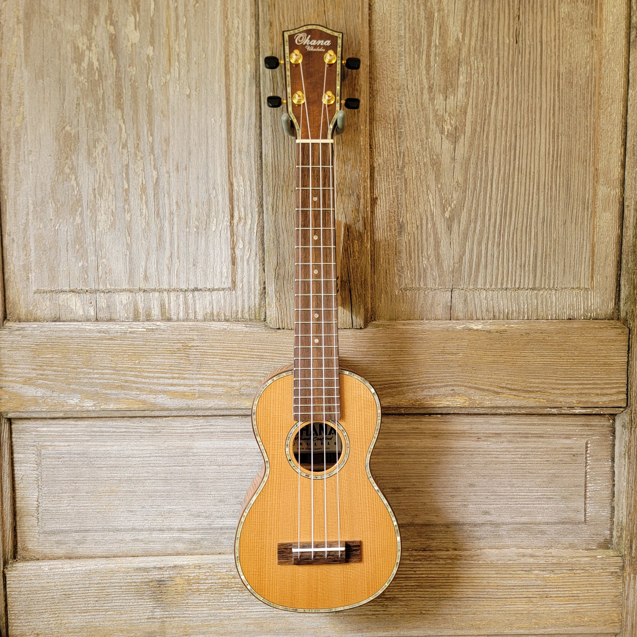 Ohana Super Soprano Long Neck SK-250M All Solid Cedar / Acacia