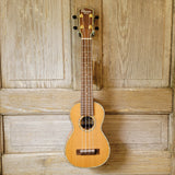 Ohana Super Soprano Long Neck SK-250M All Solid Cedar / Acacia Ukulele v101