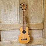 Ohana Super Soprano Long Neck SK-250M All Solid Cedar / Acacia Ukulele v101