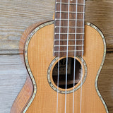 Ohana Super Soprano Long Neck SK-250M All Solid Cedar / Acacia Ukulele v101