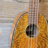 Ohana Concert Pineapple PKC-220G All Solid Mango Ukulele v106