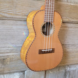Ohana Concert CK-50WG Solid Cedar Top / Laminate Willow Gloss Ukulele h111