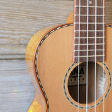 Ohana Concert CK-50WG Solid Cedar Top / Laminate Willow Gloss Ukulele h112