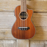 Ohana Concert CK-35CE All Solid Mahogany Cutaway A/E Ukulele v113