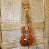 Ohana Concert CK-35CE All Solid Mahogany Cutaway A/E Ukulele v113