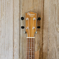 Ohana Concert CK-35CE All Solid Mahogany Cutaway A/E Ukulele v113