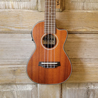 Ohana Concert CK-35CE All Solid Mahogany Cutaway A/E Ukulele v114