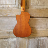 Ohana Concert CK-35CE All Solid Mahogany Cutaway A/E Ukulele v114