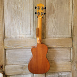 Ohana Concert CK-35CE All Solid Mahogany Cutaway A/E Ukulele v114