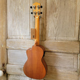 Ohana Concert CK-35CE All Solid Mahogany Cutaway A/E Ukulele v114