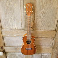 Ohana Concert CK-20CE Blem Solid Mahogany Top / Laminate Back and Sides A/E Cutaway Ukulele v117