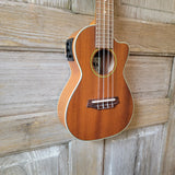 Ohana Concert CK-20CE Blem Solid Mahogany Top / Laminate Back and Sides A/E Cutaway Ukulele v117