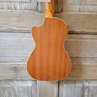 Ohana Concert CK-20CE Blem Solid Mahogany Top / Laminate Back and Sides A/E Cutaway Ukulele v117