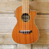 Ohana Concert CK-20CE Blem Solid Mahogany Top / Laminate Back and Sides A/E Cutaway Ukulele v118