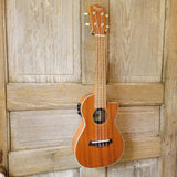 Ohana Concert CK-20CE Blem Solid Mahogany Top / Laminate Back and Sides A/E Cutaway Ukulele v118