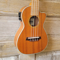 Ohana Concert CK-20CE Blem Solid Mahogany Top / Laminate Back and Sides A/E Cutaway Ukulele v118