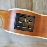 Ohana Concert CK-20CE Blem Solid Mahogany Top / Laminate Back and Sides A/E Cutaway Ukulele v118