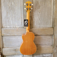 Ohana Concert CK-20CE Blem Solid Mahogany Top / Laminate Back and Sides A/E Cutaway Ukulele v118
