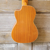 Ohana Concert CK-20CE Blem Solid Mahogany Top / Laminate Back and Sides A/E Cutaway Ukulele v118