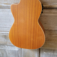 Ohana Concert CK-20CE Blem Solid Mahogany Top / Laminate Back and Sides A/E Cutaway Ukulele v118