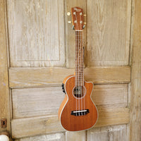 Ohana Concert CK-20CE Blem Solid Mahogany Top / Laminate Back and Sides A/E Cutaway Ukulele v119